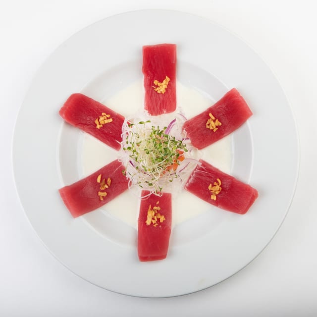Tuna Carpaccio.