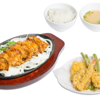 White Meat Chicken Teriyaki & Tempura (Lunch)