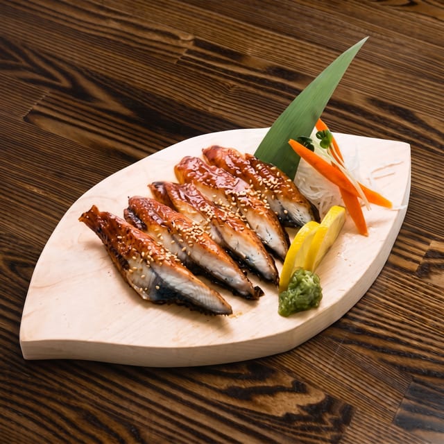 Fresh Water Eel Sashimi.