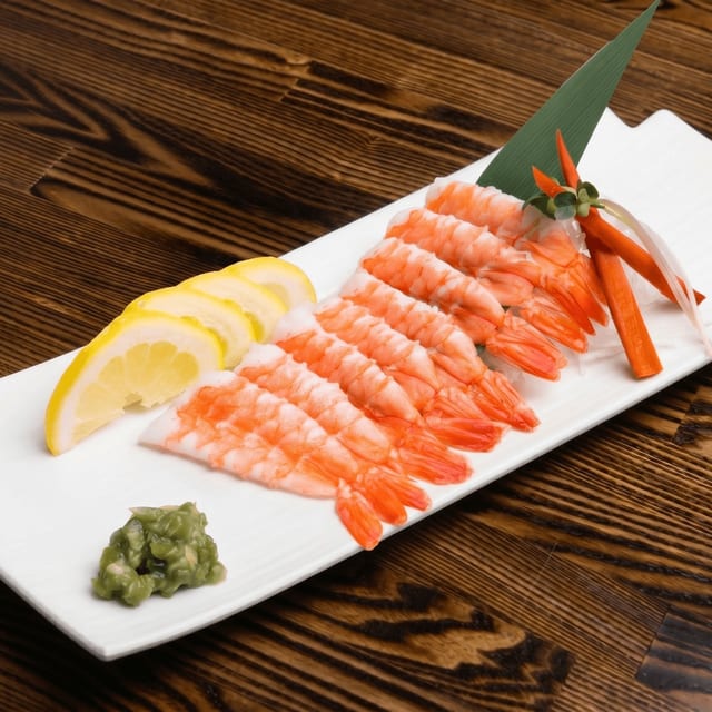 Shrimp Sashimi.