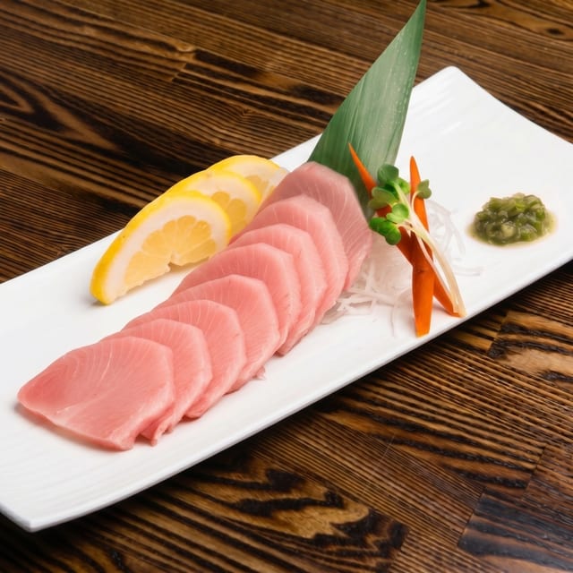 Yellowtail Sashimi.