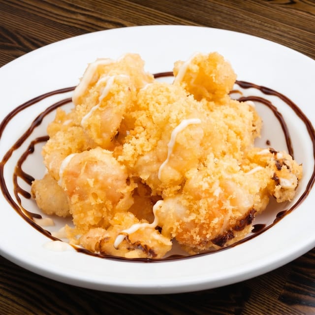 Popcorn Shrimp.