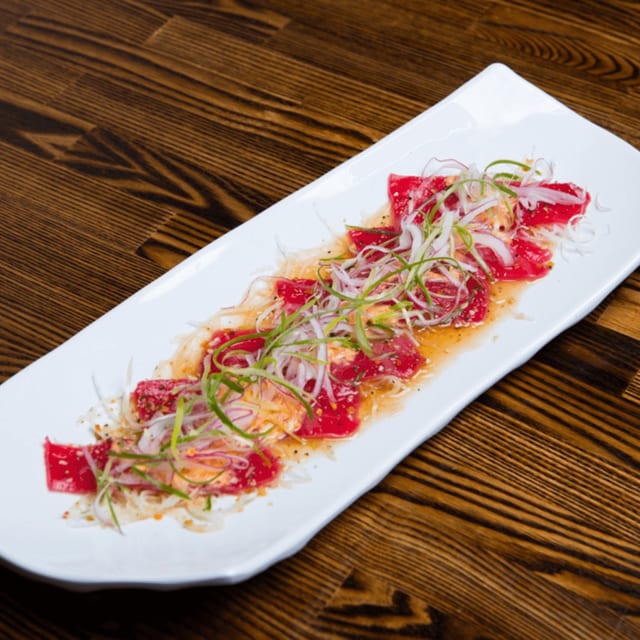 Tuna Carpaccio.