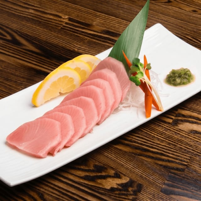 Yellowtail Sashimi.