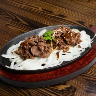 Beef Teriyaki on a Hot Sizzling Plate