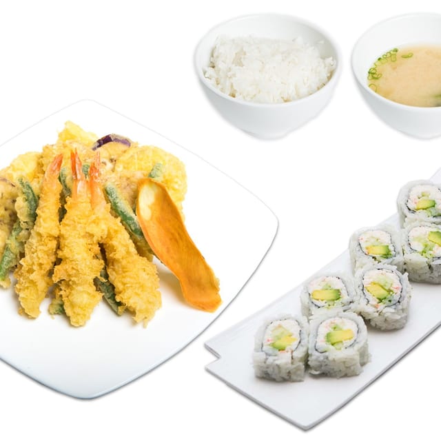 Tempura Entree & CA Roll.