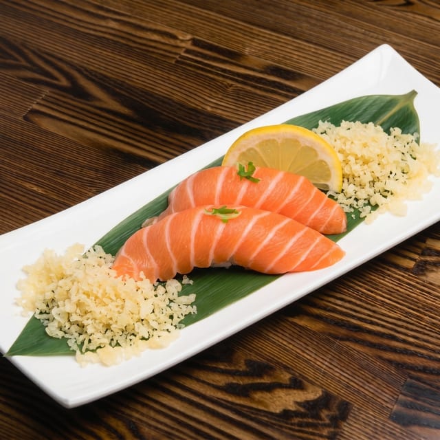 Salmon Sushi.