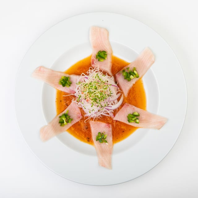 Yellowtail Carpaccio.