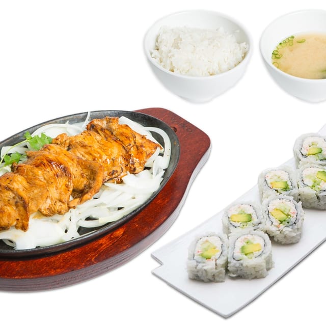 White Meat Chicken Teriyaki & CA Roll (Lunch).