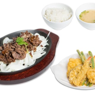 Beef Teriyaki & Tempura (Lunch)
